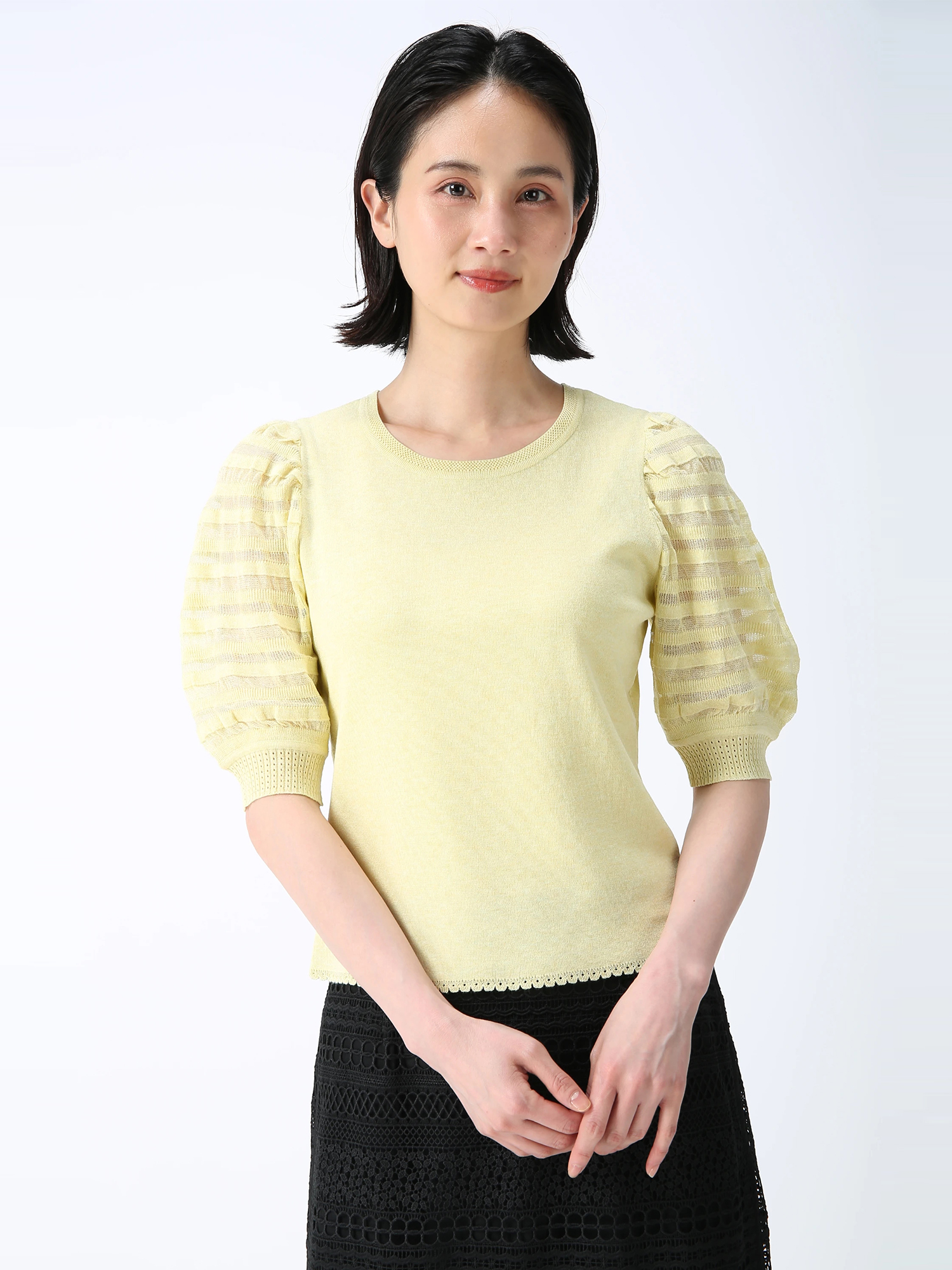 パフスリーブ ニット セーター ｜ MORABITO SPELL（モラビトスペル）｜.K online（ドットケイオンライン）