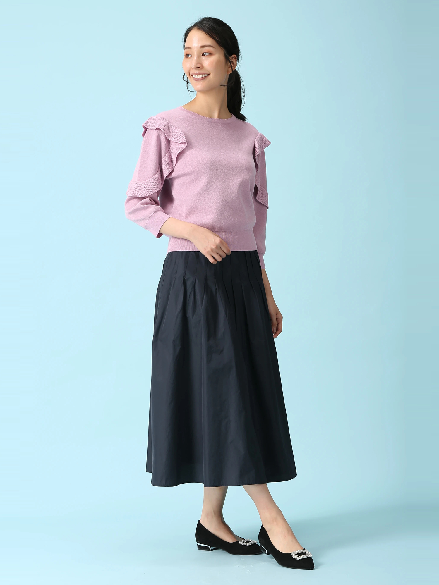 MORABITO モラビト コットンカシミヤニット38＋パンツ38セット M MORABITO BLANC〉コート&ニット | モラビト | 大丸京都店公式