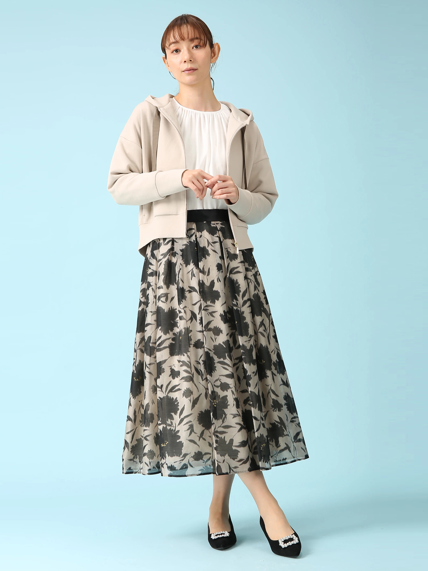 新品モラビトMORABITO・SPELLニット11レースelegant未使用 MORABITO SPELL〉夏のモノトーンコーデ♡ | モラビト | 大丸京都