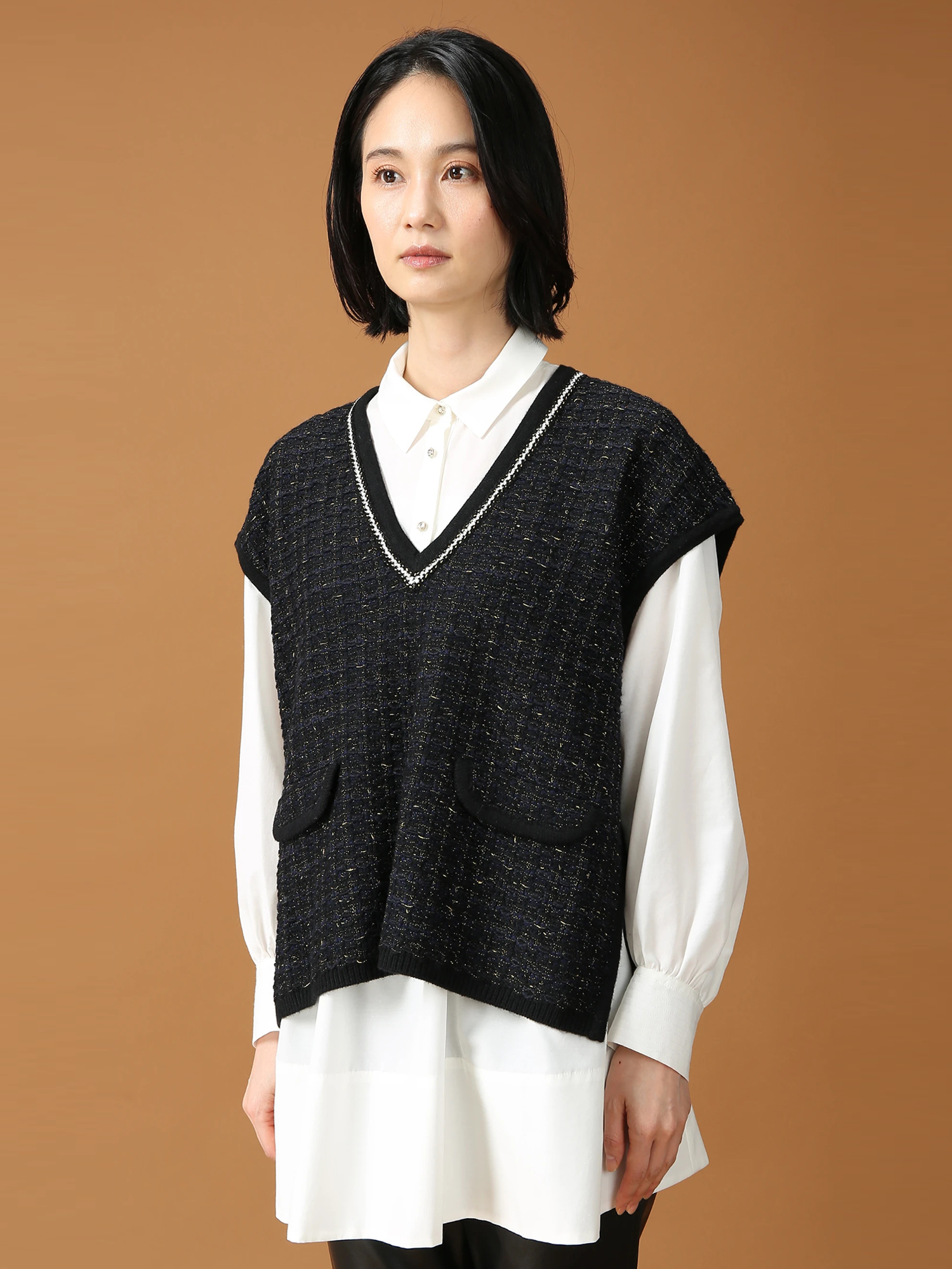 MORABIT 美品　モラビトスペル　38 ベスト・ジレ MORABIT 美品 モラビトスペル 38 ベスト・ジレ - メルカリ