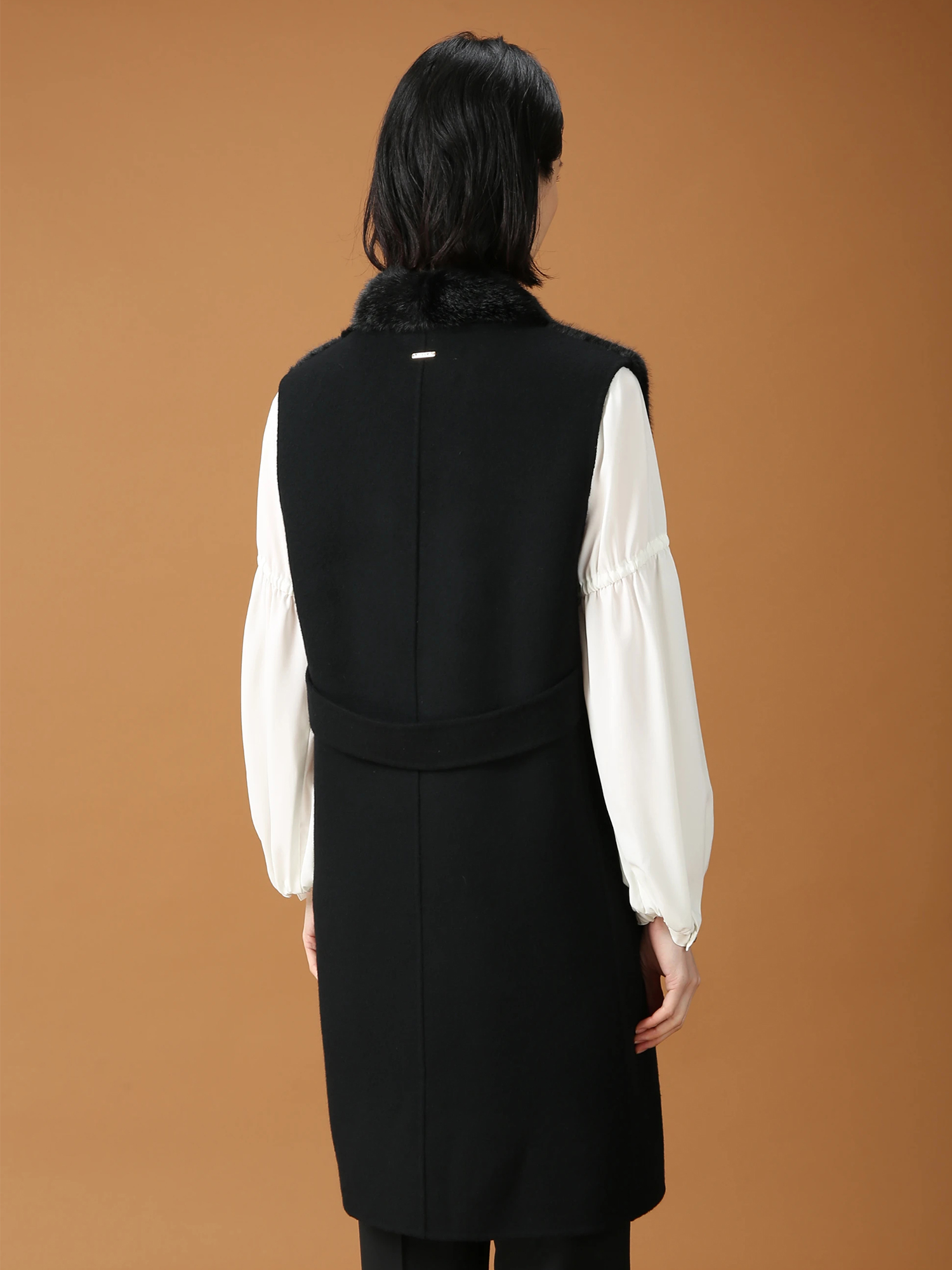 MORABIT 美品　モラビトスペル　38 ベスト・ジレ ツイーディー カシミヤ ジレ ベスト ｜ MORABITO SPELL