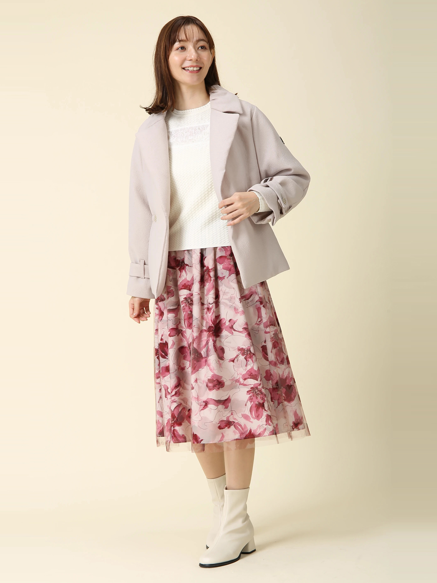 シアーレース ニット セーター ｜ MORABITO SPELL（モラビトスペル