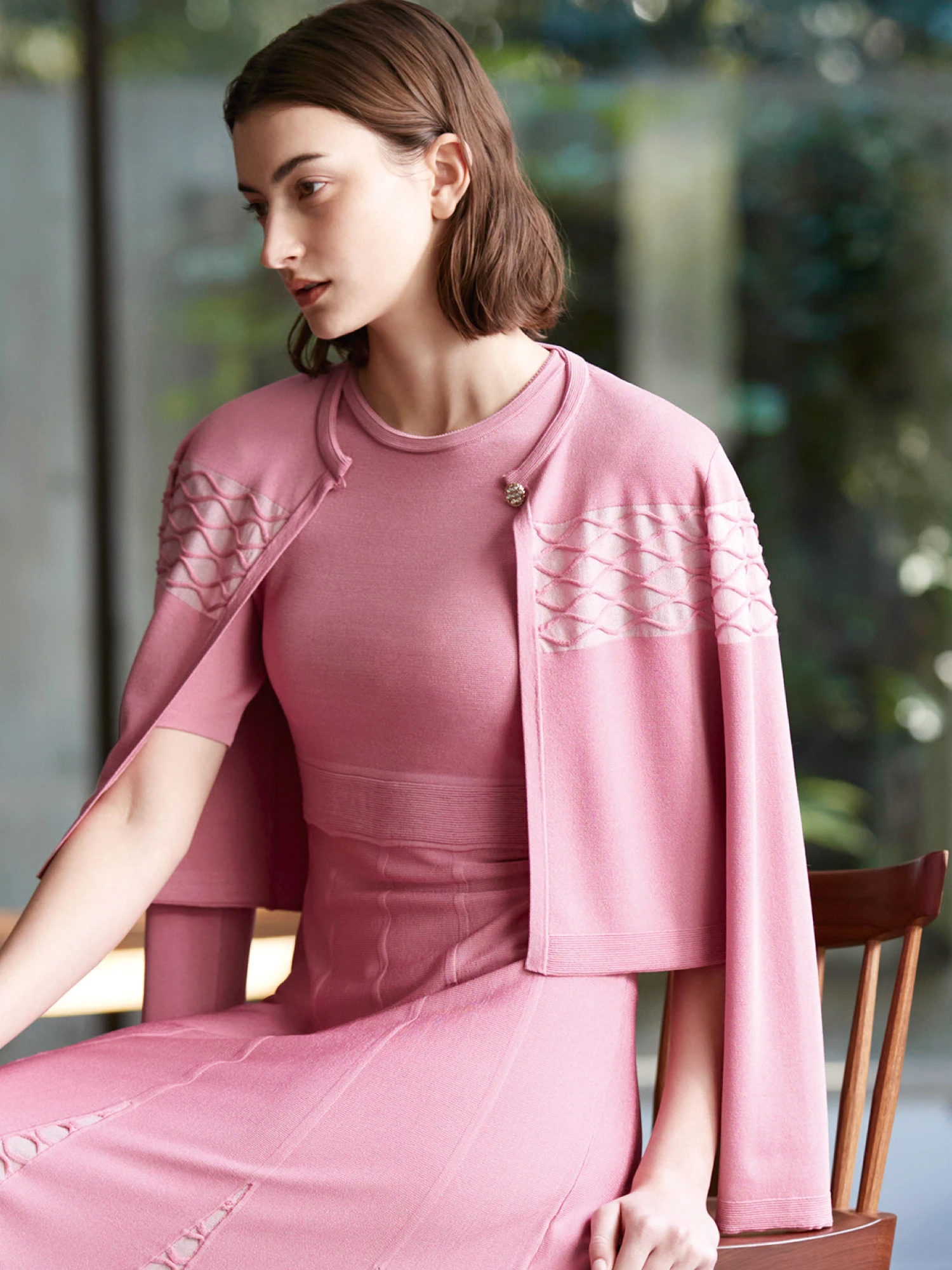 セレネ ショート ニット カーディガン ｜ MORABITO SPELL（モラビト