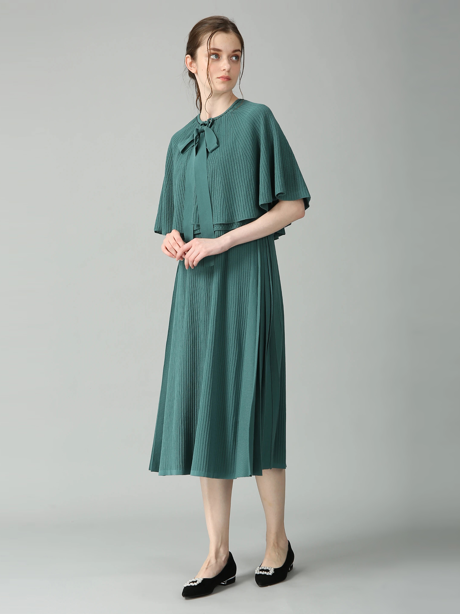 ジャガード レーシー ワンピース ドレス ｜ MORABITO SPELL（モラビト