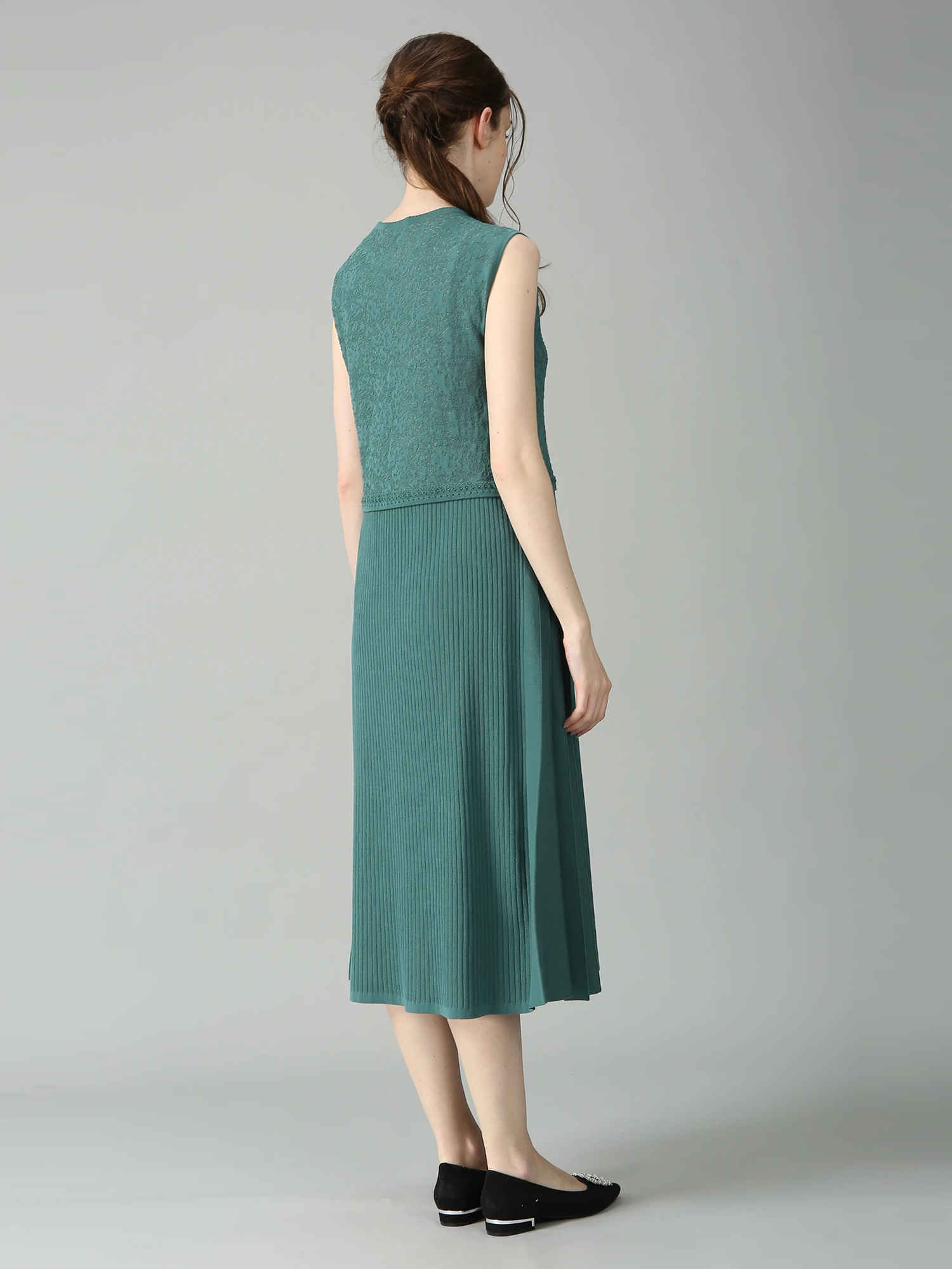 ジャガード レーシー ワンピース ドレス ｜ MORABITO SPELL（モラビト