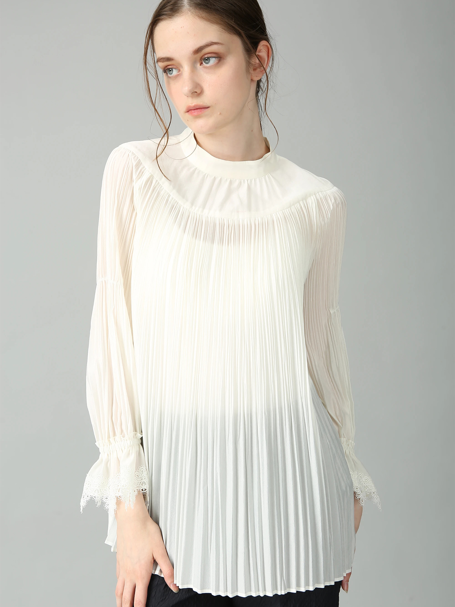 モラビトブラウス フローラルロープ ブラウス シャツ ｜ MORABITO SPELL（モラビトスペル