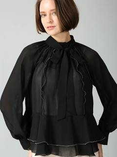 MORABITO SPELL(モラビトスペル) |モデシアージョーゼット ブラウス シャツ