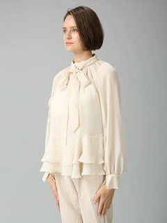 MORABITO SPELL(モラビトスペル) |モデシアージョーゼット ブラウス シャツ