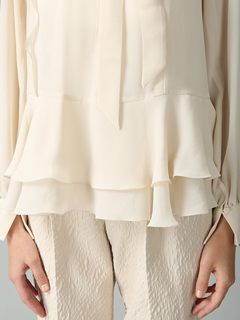 MORABITO SPELL(モラビトスペル) |モデシアージョーゼット ブラウス シャツ