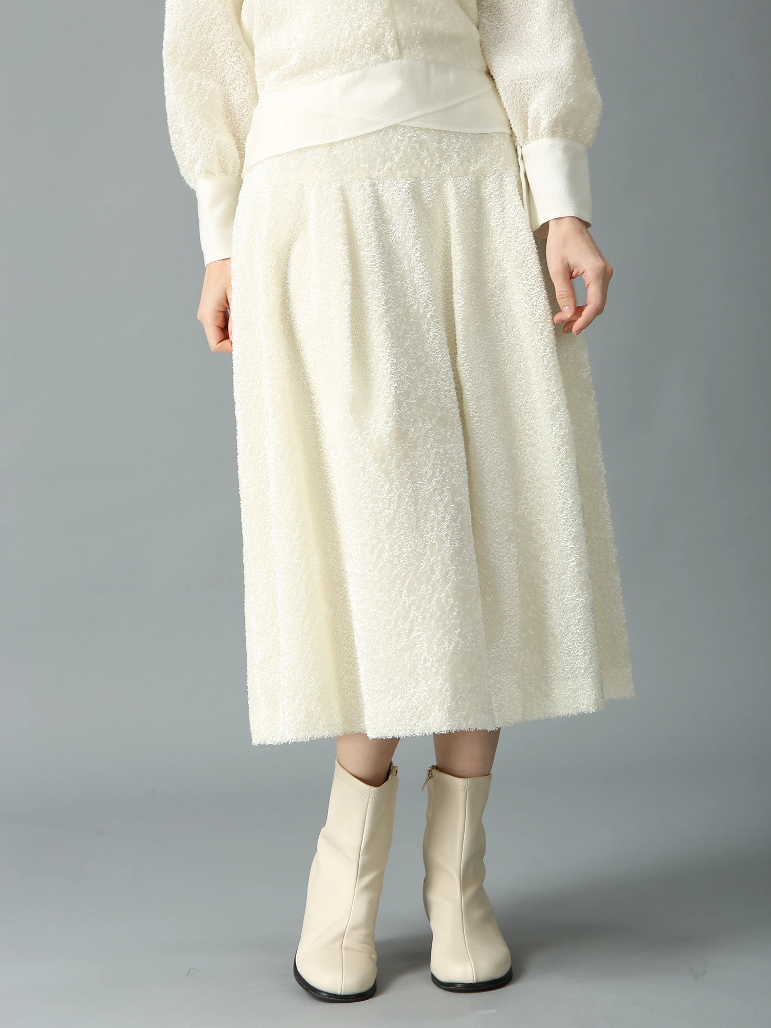 ショートカットジャガード スカート ｜ MORABITO SPELL（モラビト