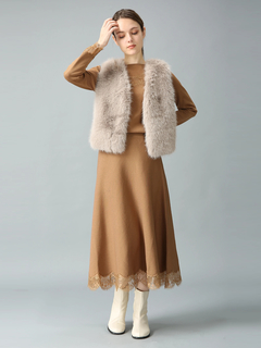 MORABITO SPELL(モラビトスペル) |レースドッキング ニット セーター