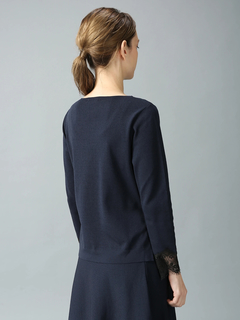 MORABITO SPELL(モラビトスペル) |レースドッキング ニット セーター