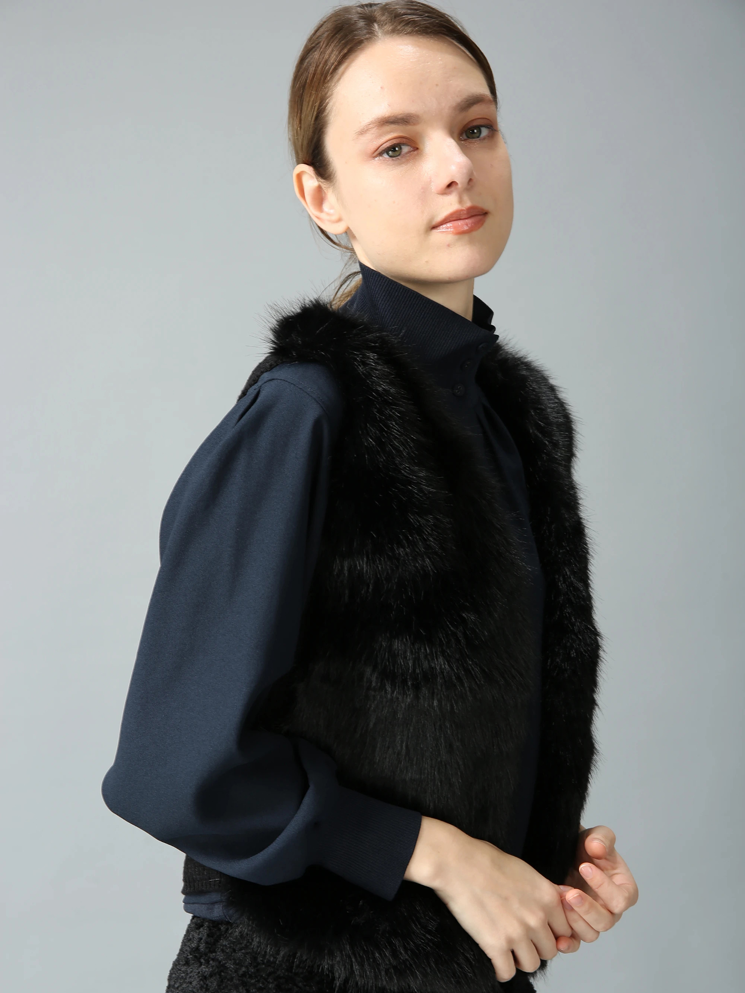 メープルファー ジレ ベスト ｜ MORABITO SPELL（モラビトスペル）｜.K