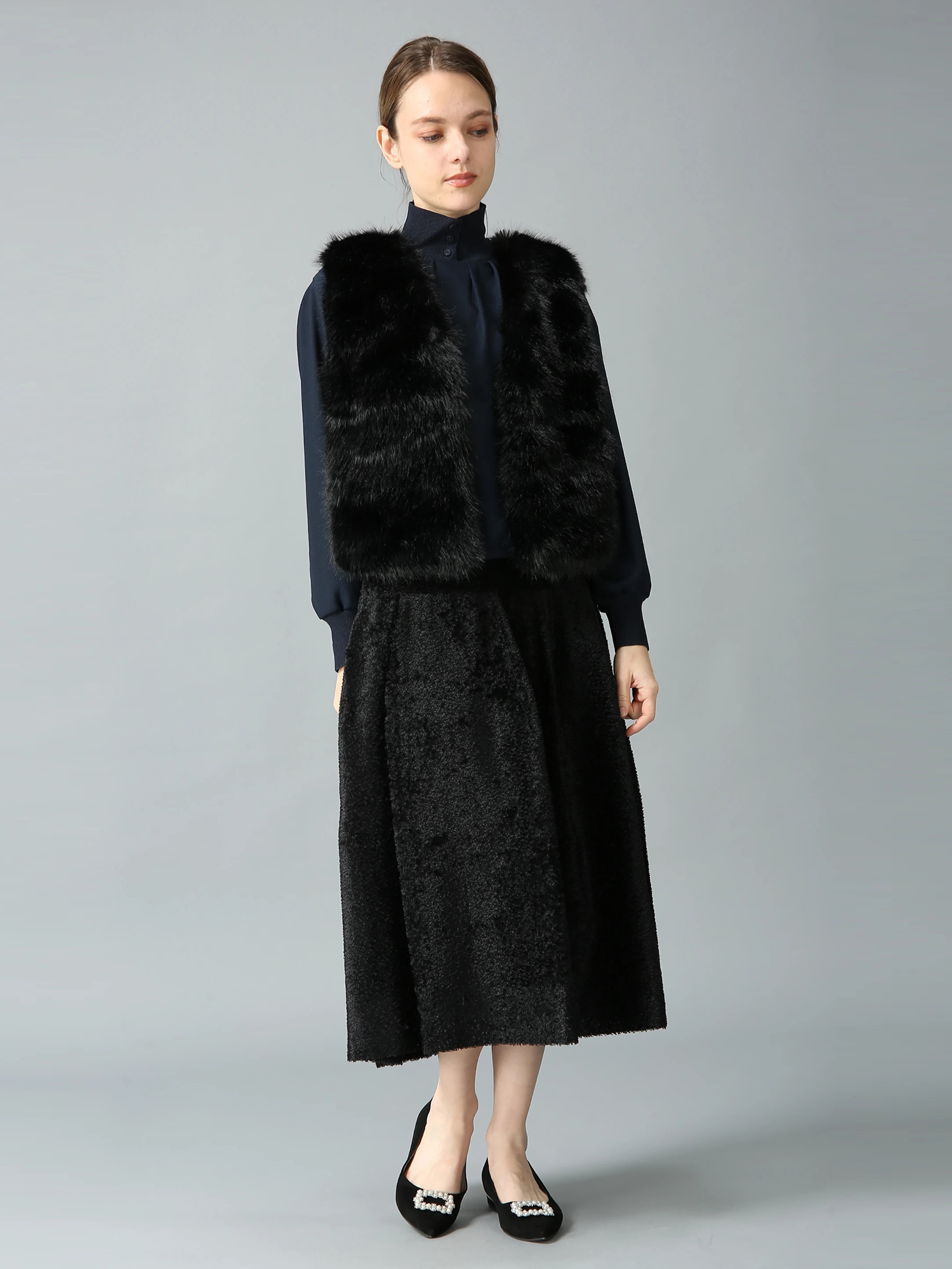 メープルファー ジレ ベスト ｜ MORABITO SPELL（モラビトスペル）｜.K