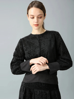 MORABITO SPELL(モラビトスペル) |ショートカットジャガードブラウス