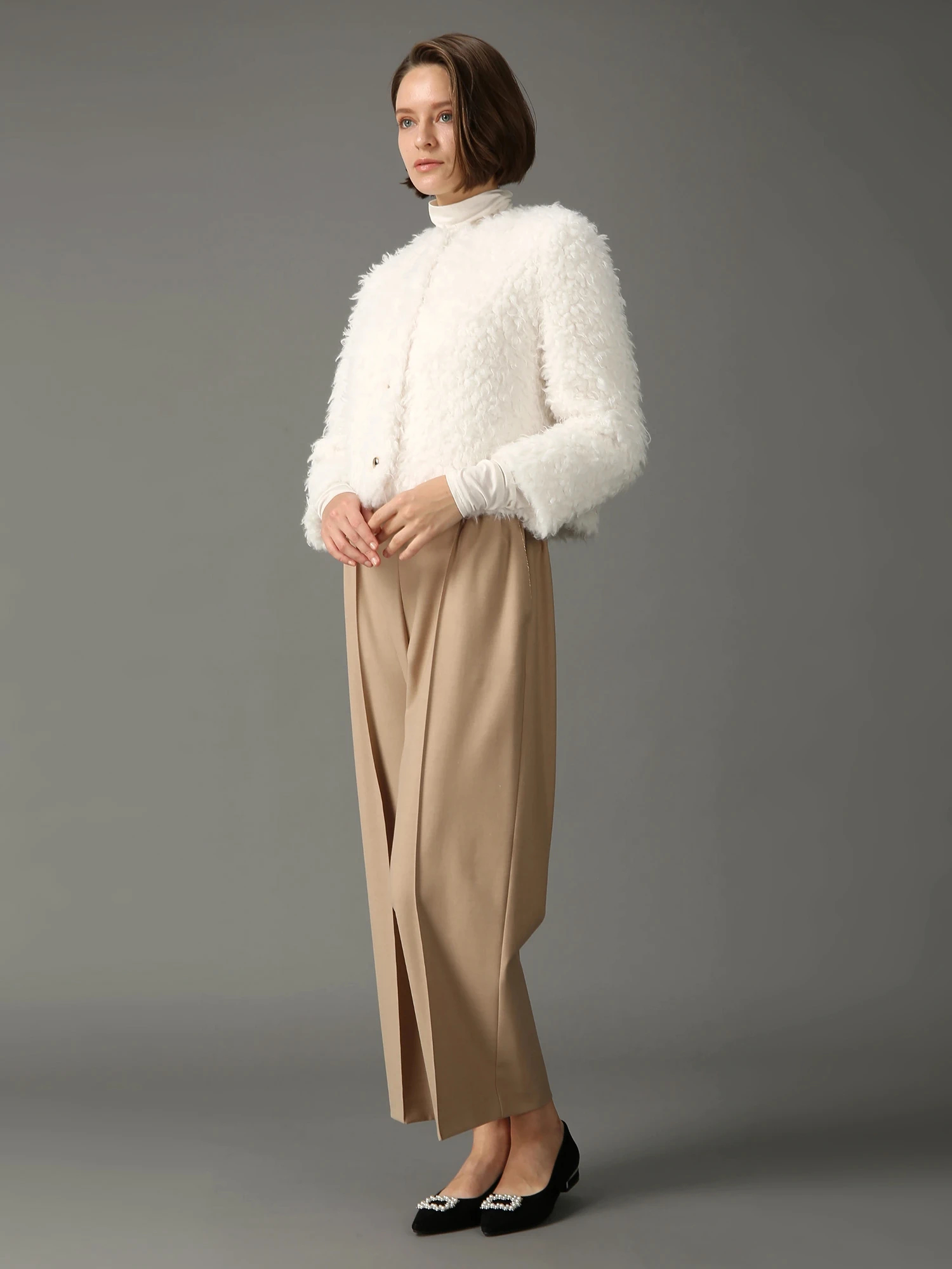 エクラ掲載】 スモークファー ジャケット ｜ MORABITO SPELL