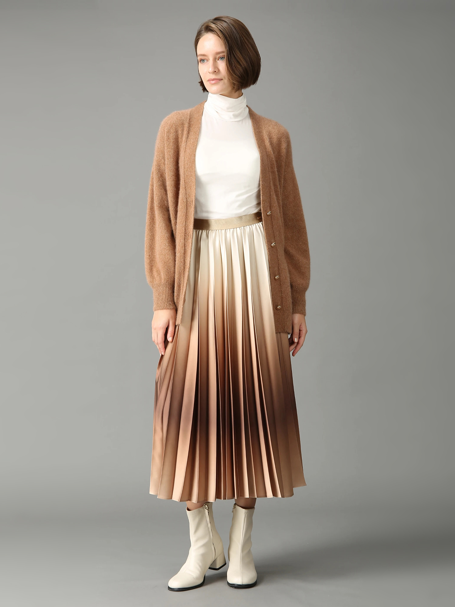 エクラ掲載】 モードサテンプリント スカート ｜ MORABITO SPELL