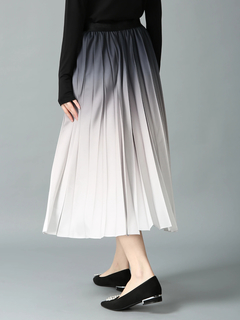 MORABITO SPELL(モラビトスペル) |【エクラ掲載】【日本製】 モードサテンプリント スカート