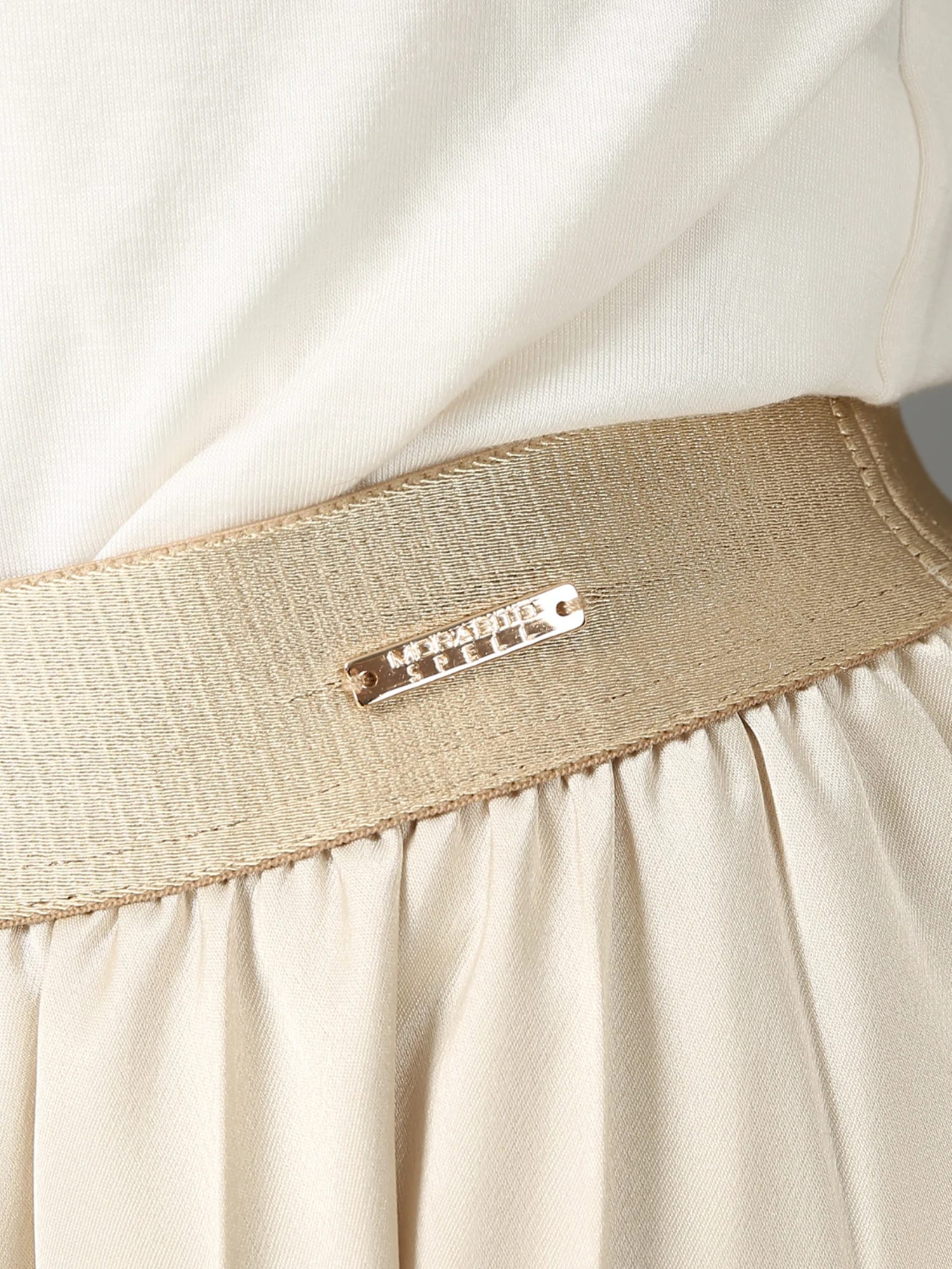 エクラ掲載】 モードサテンプリント スカート ｜ MORABITO SPELL