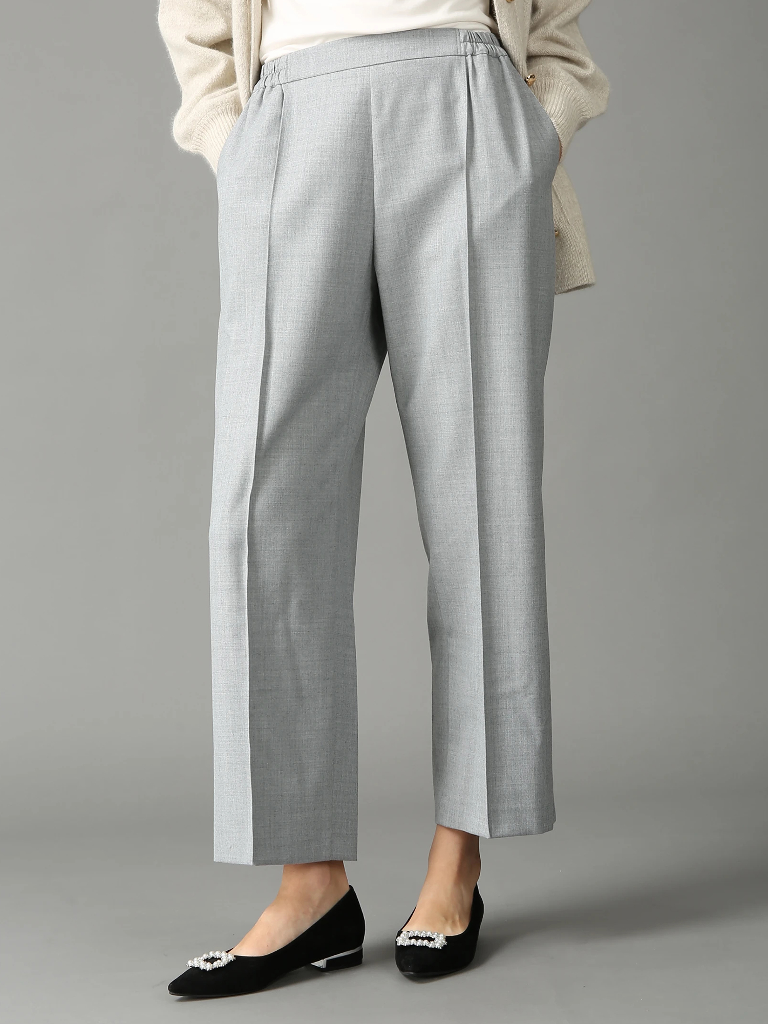 エクラ掲載】【日本製】 ウールミックス パンツ ｜ MORABITO SPELL