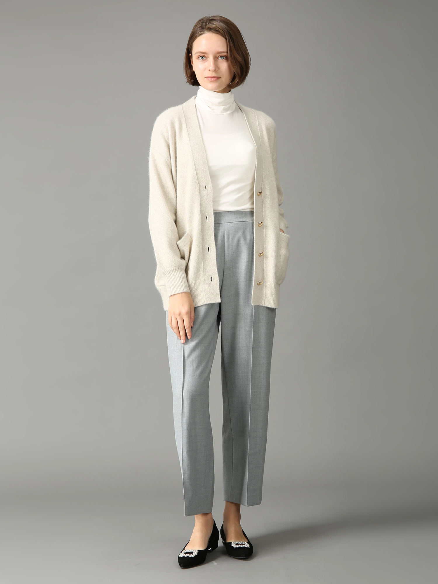 エクラ掲載】【日本製】 ウールミックス パンツ ｜ MORABITO SPELL