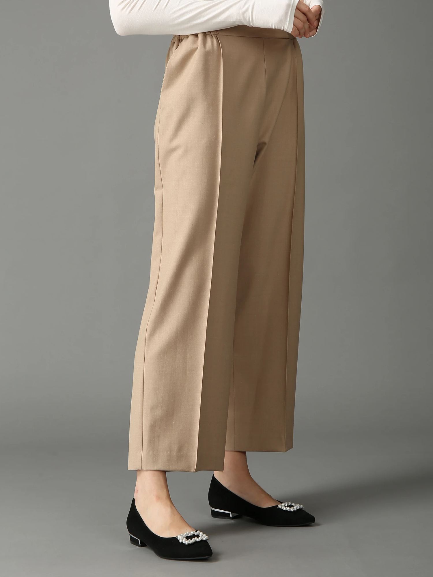 エクラ掲載】【日本製】 ウールミックス パンツ ｜ MORABITO SPELL