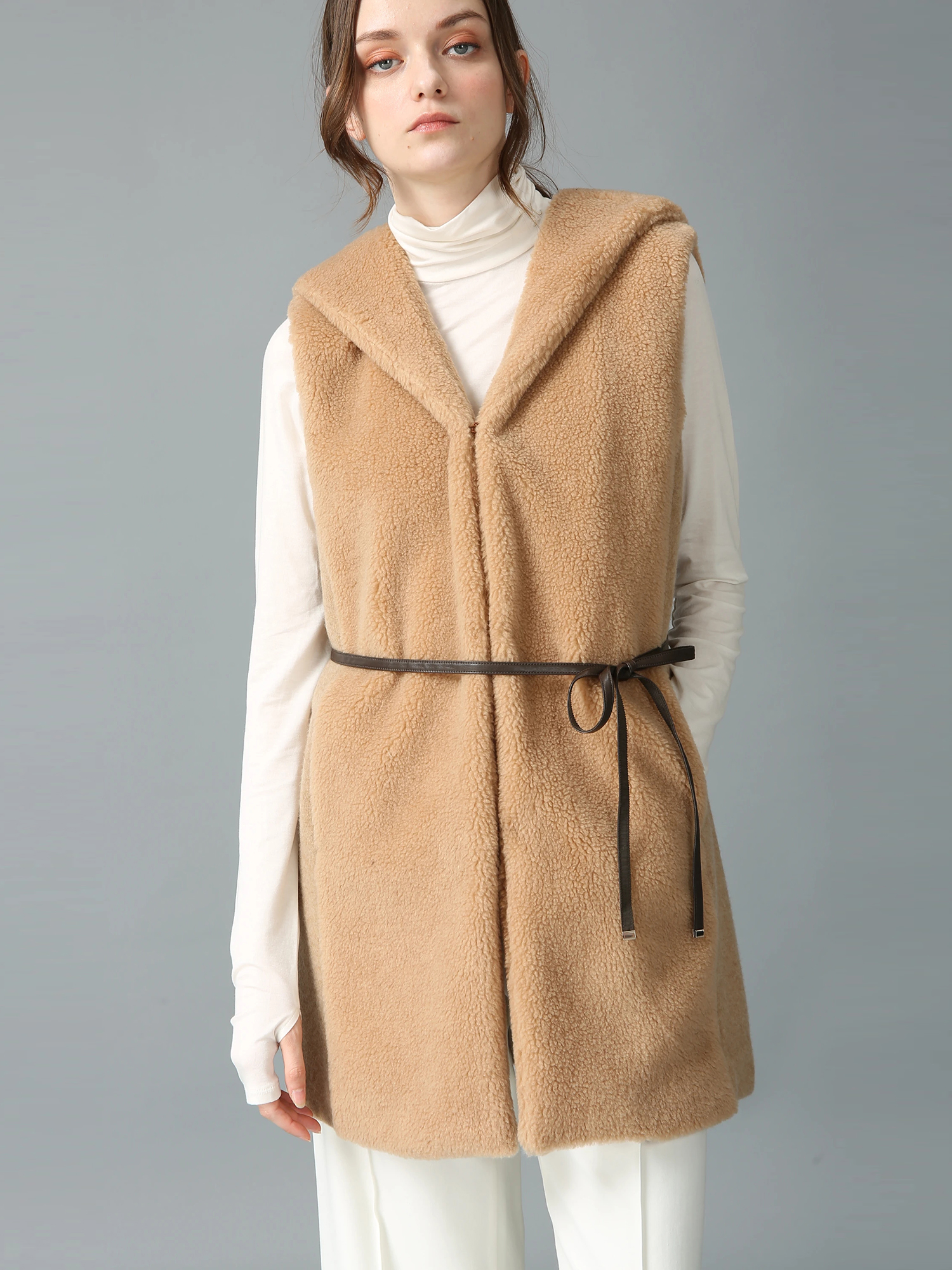 ECOPEL ボア ロング ジレ ベスト ｜ MORABITO SPELL（モラビト