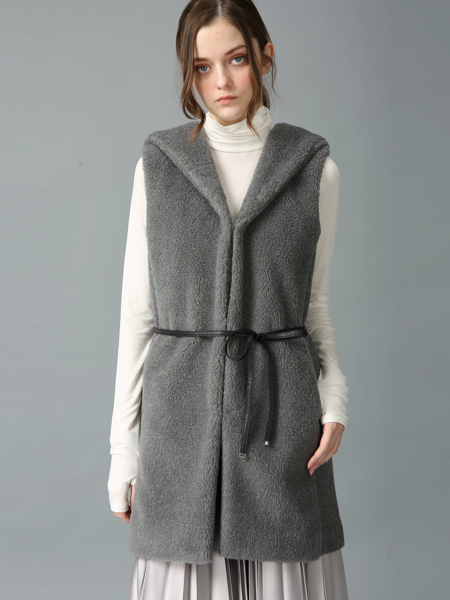 ECOPEL ボア ロング ジレ ベスト ｜ MORABITO SPELL（モラビト