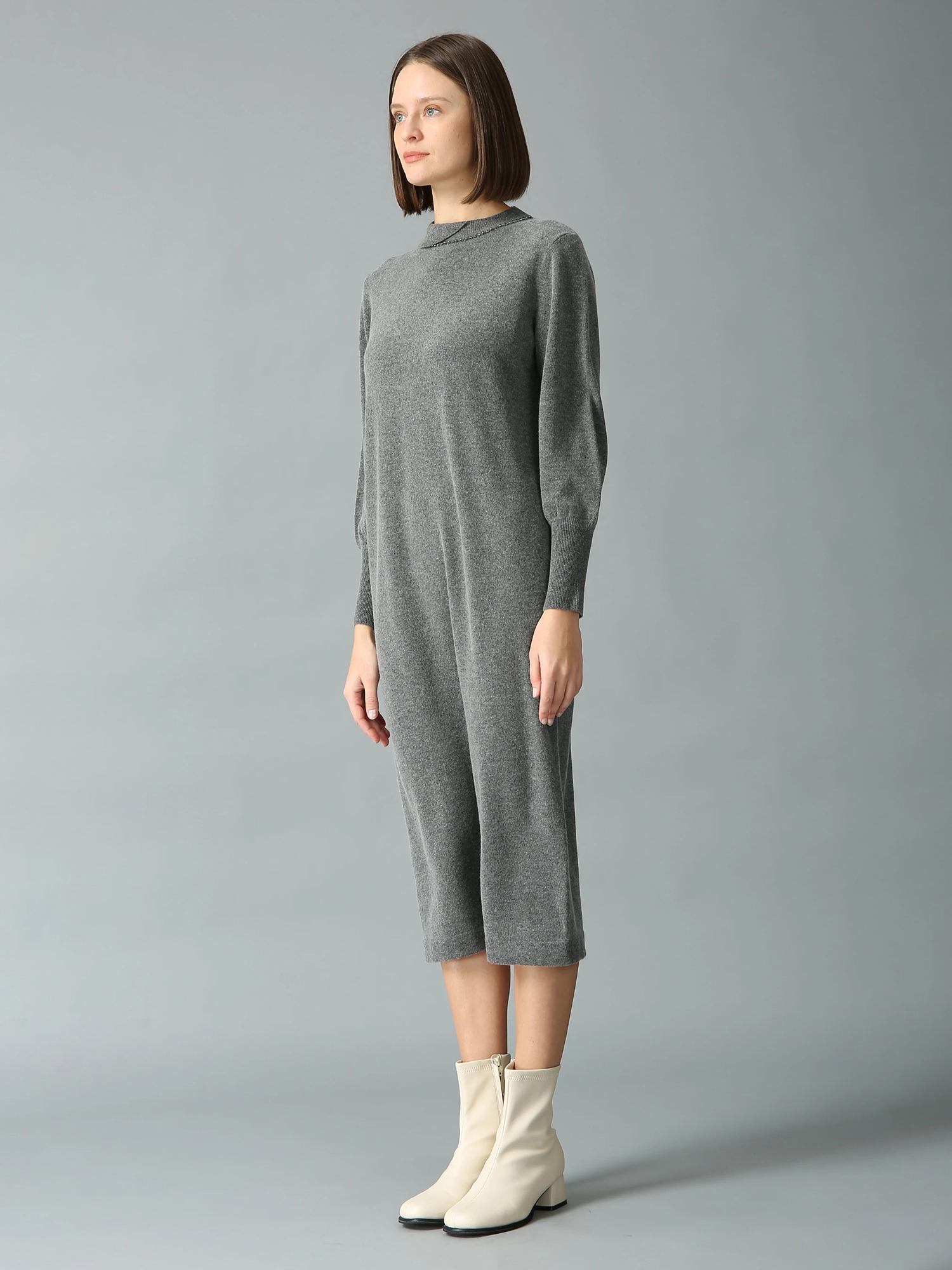 ウールカシミヤ ニット ワンピース ｜ MORABITO SPELL（モラビトスペル