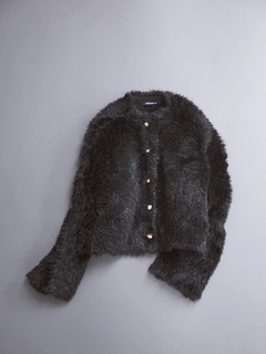 MORABITO SPELL(モラビトスペル) |メタリック フェザーヤーン カーディガン