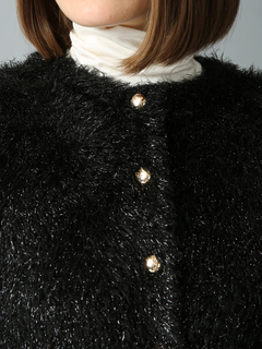 MORABITO SPELL(モラビトスペル) |メタリック フェザーヤーン カーディガン