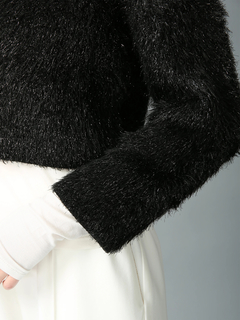 MORABITO SPELL(モラビトスペル) |メタリック フェザーヤーン カーディガン