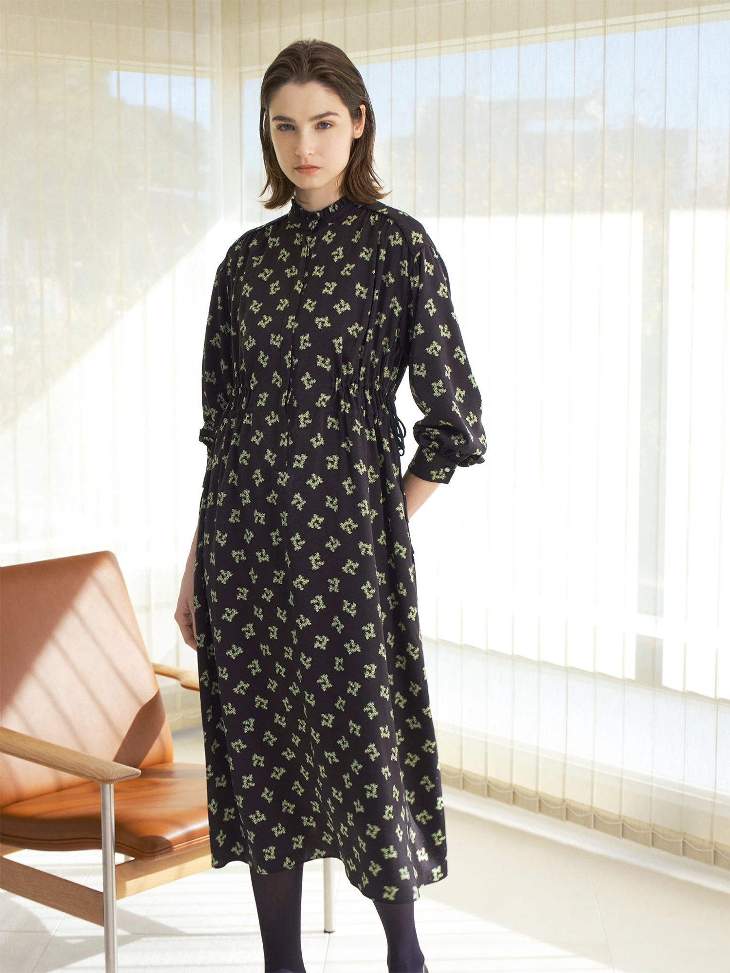 新品・97,900円☆MORABITO SPELL/プリントワンピース ・40 ジオメプリントワンピース ｜ MORABITO SPELL（モラビトスペル）｜.K