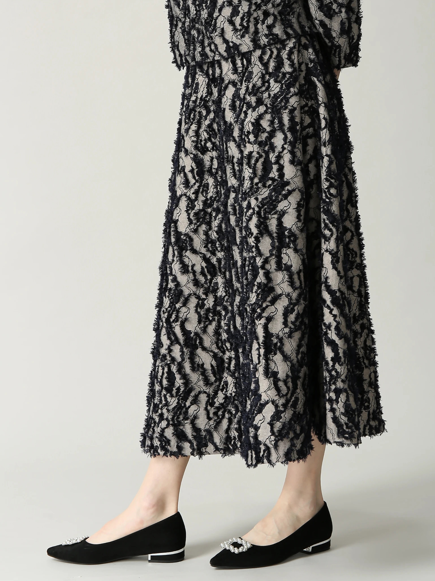 カットジャガードスカート ｜ MORABITO SPELL（モラビトスペル）｜.K