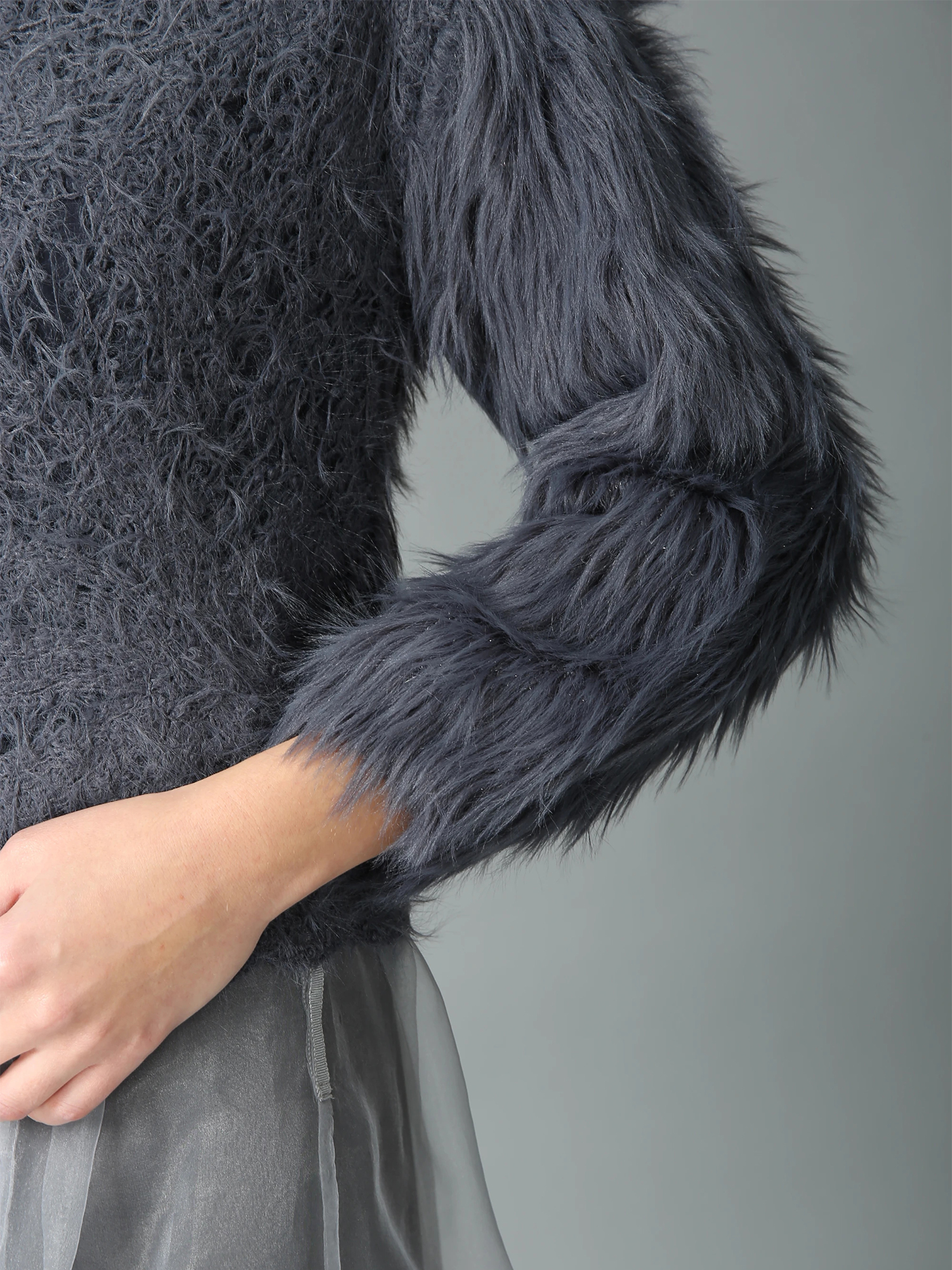 FURGY ファーライク ニット セーター ｜ MORABITO SPELL（モラビト