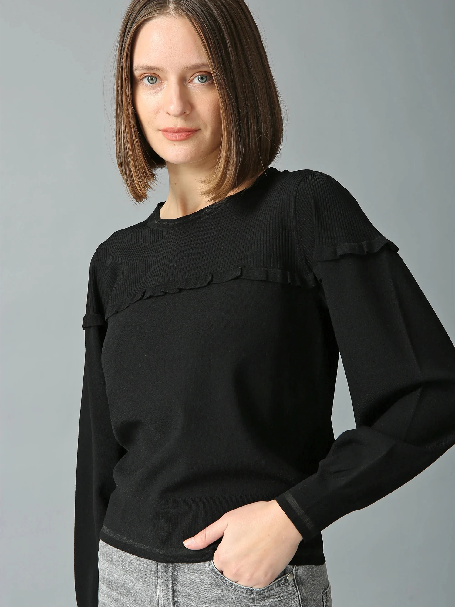 新品・47,300円☆MORABITO SPELL/ニットプルオーバー ヴィスコース＆ナイロンニット ｜ MORABITO SPELL（モラビトスペル