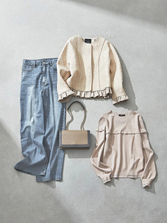 MORABITO SPELL(モラビトスペル) |ヴィスコース＆ナイロン ニット セーター