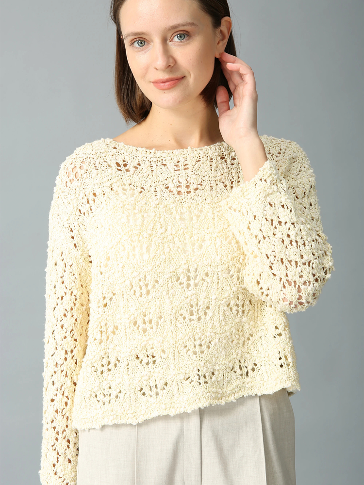 MORABITO SPELL(モラビトスペル) |【カタログ掲載】コットンラメ ニット セーター