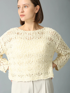 MORABITO SPELL(モラビトスペル) |【カタログ掲載】コットンラメ ニット セーター