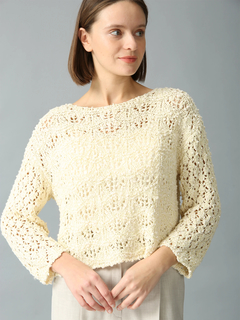 MORABITO SPELL(モラビトスペル) |【カタログ掲載】コットンラメ ニット セーター