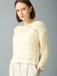 MORABITO SPELL(モラビトスペル) |【カタログ掲載】コットンラメ ニット セーター