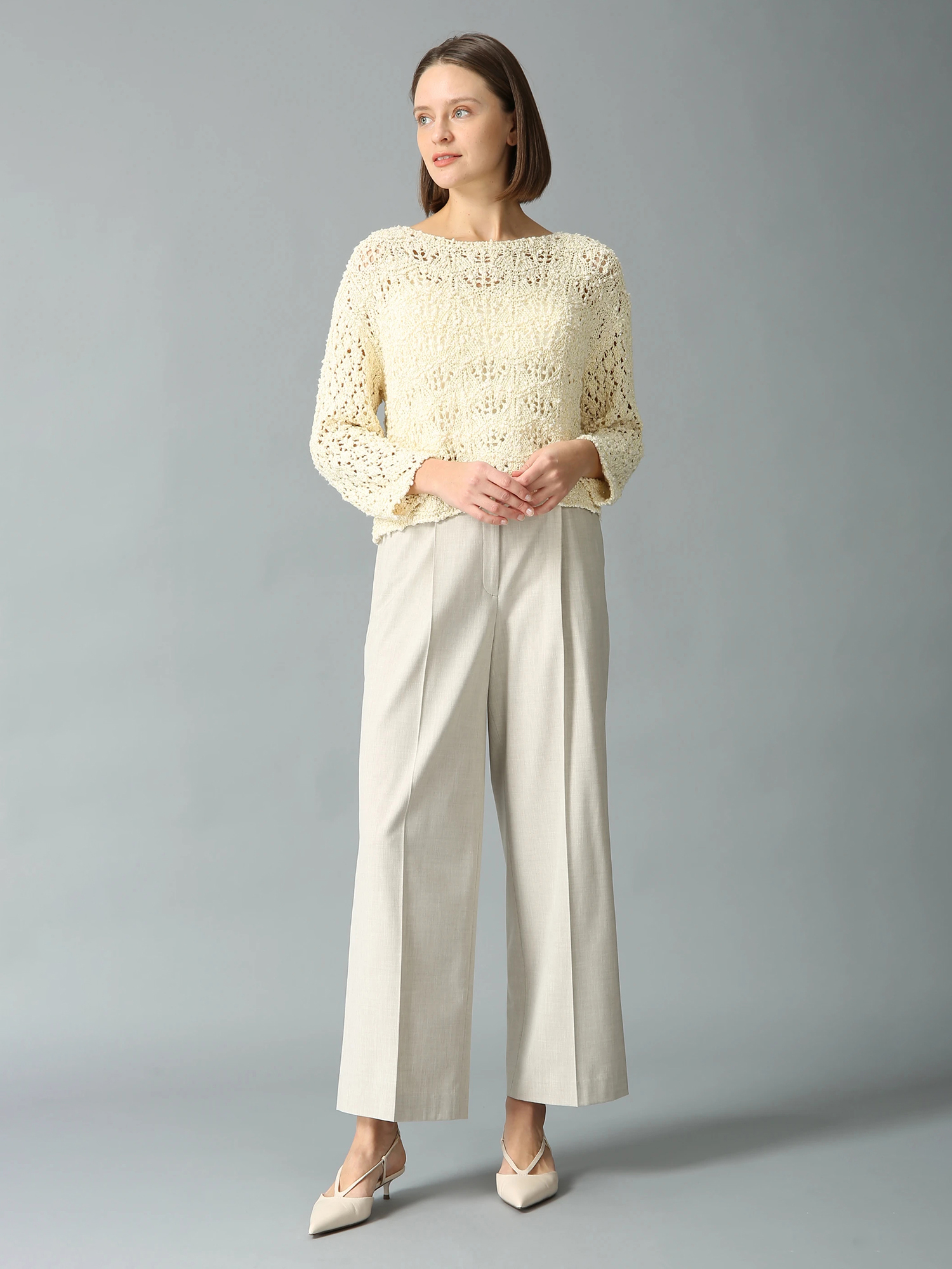 コットンラメ ニット セーター ｜ MORABITO SPELL（モラビトスペル