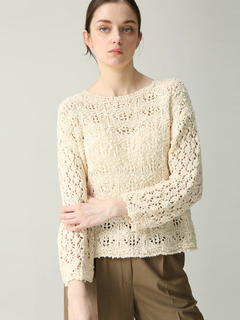 MORABITO SPELL(モラビトスペル) |【カタログ掲載】コットンラメ ニット セーター