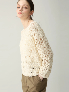 MORABITO SPELL(モラビトスペル) |【カタログ掲載】コットンラメ ニット セーター