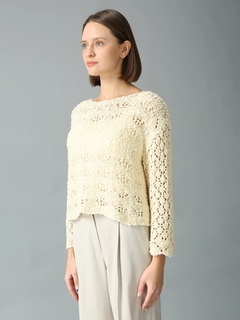 MORABITO SPELL(モラビトスペル) |【カタログ掲載】コットンラメ ニット セーター