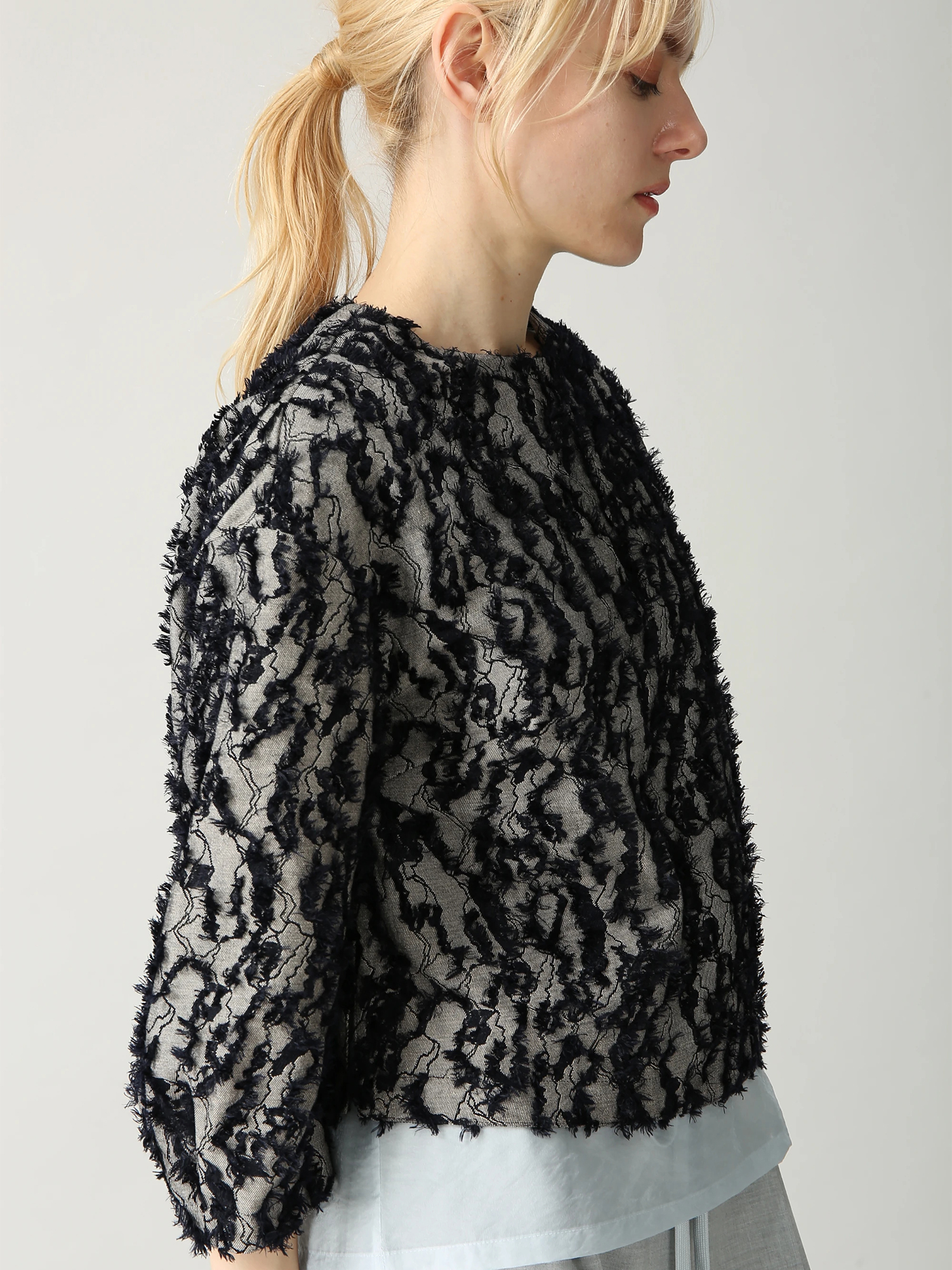 カットジャガードブラウス ｜ MORABITO SPELL（モラビトスペル）｜.K