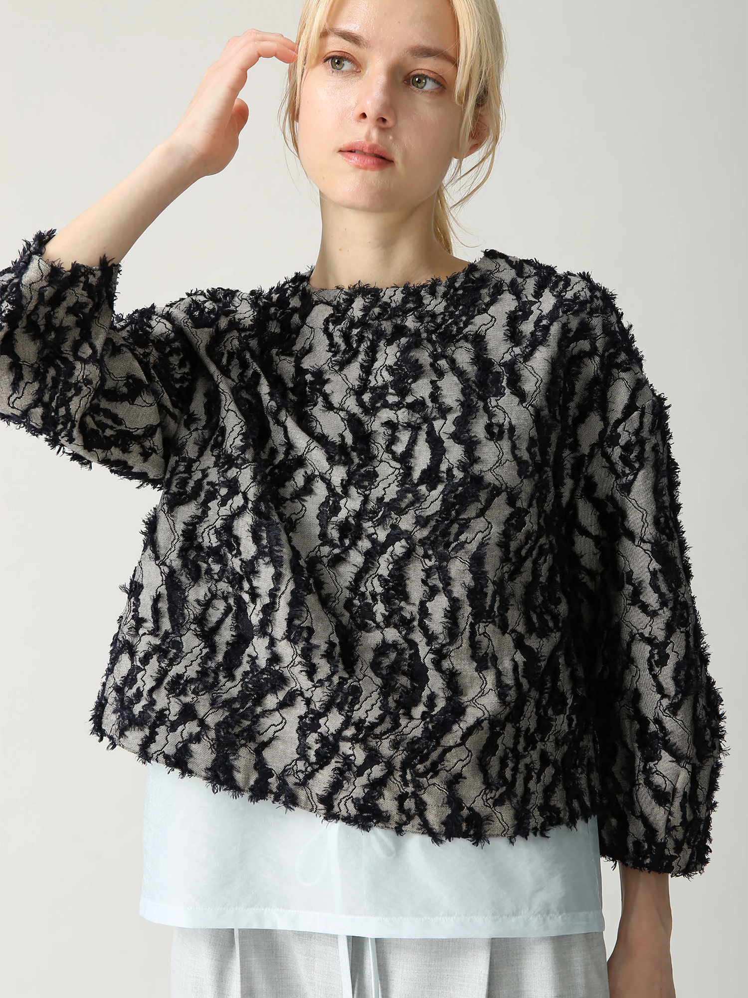 専用です！新品モラビトMORABITO・SPELLチュニックブラウス9ドット 新品モラビトMORABITO・SPELLチュニックブラウス9ドット