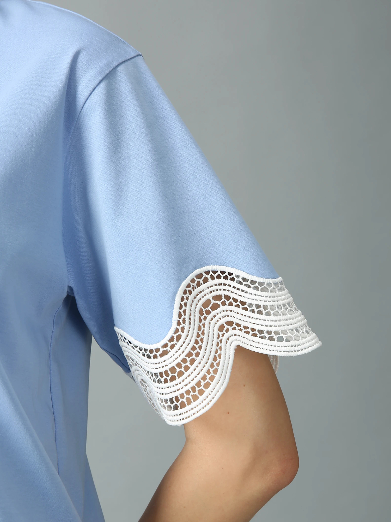 MORABITO モラビト レース 半袖トップスタグ付き 未使用 コットンスムース レース Tシャツ カットソー ｜ MORABITO SPELL