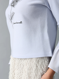 MORABITO SPELL(モラビトスペル) |ルミナリーミルドスムース リボンネック カットソー