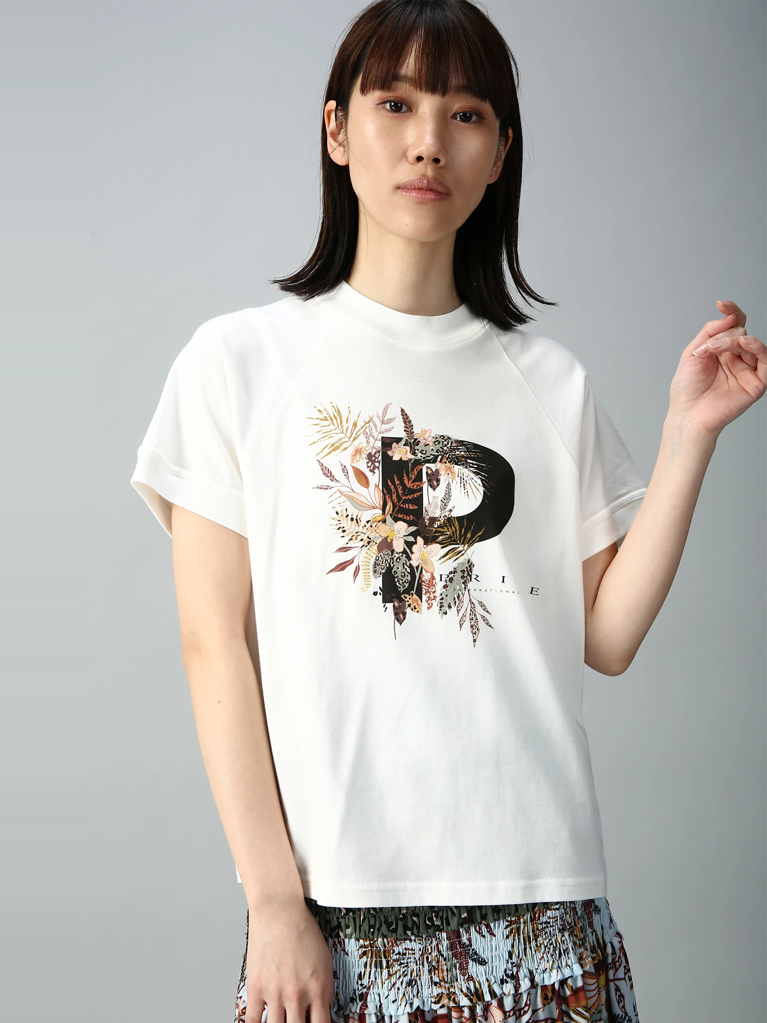 トロピカルプリント超長綿Tシャツ ｜ PRIDE（プライド）｜.K online 